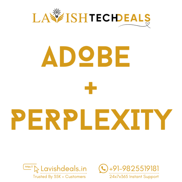 PERPLEKCITY AI + ADODE CREATIVE CLOUD OWN MAIL 1 YEAR